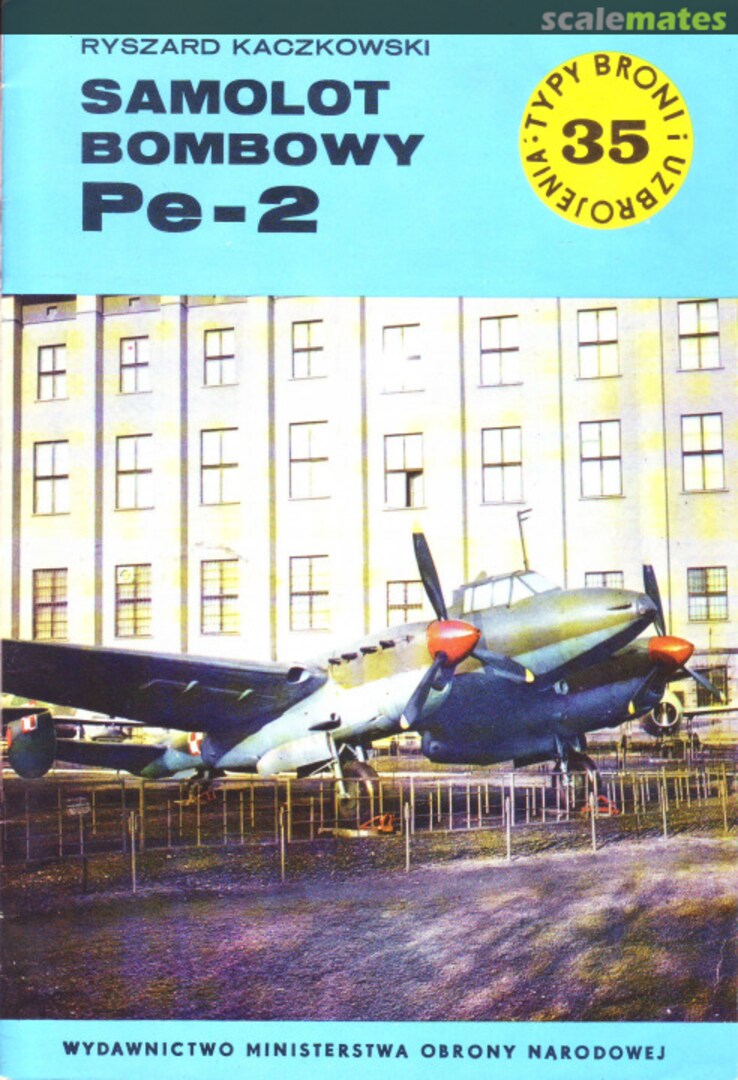 Cover Samolot Bombowy Pe-2 35 Wydawnictwo MON Cover Samolot Bombowy Pe-2 35 Wydawnictwo MON