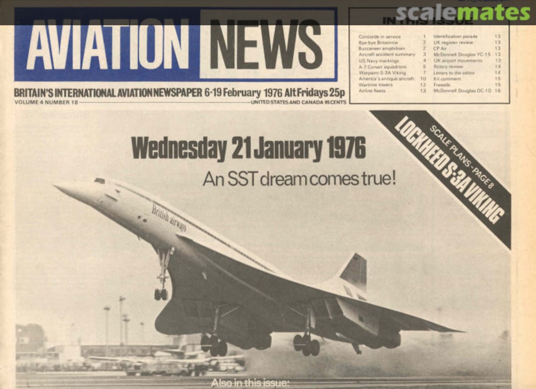 Cover Aviation News Vol 4 | No 18 Alan W. Hall Publications Ltd