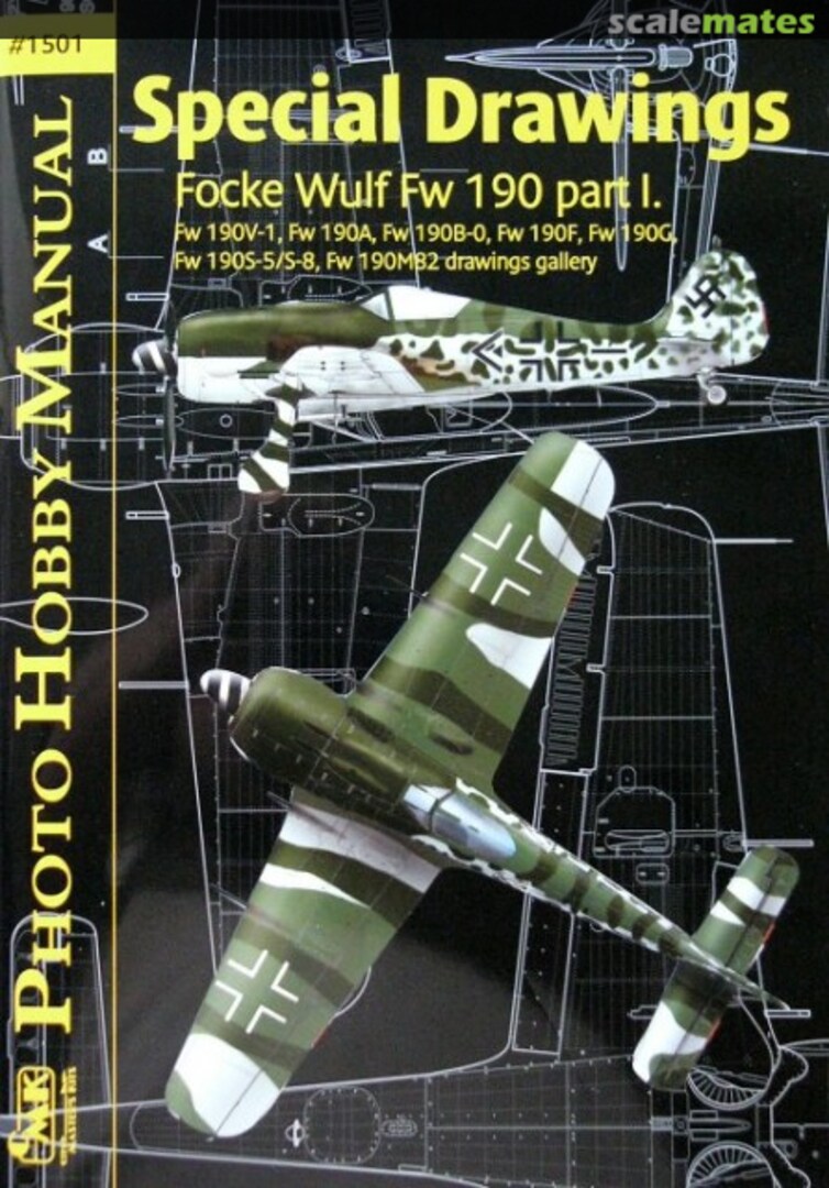 Cover Special Drawings Focke Wulf Fw 190 part I. 1501 CMK