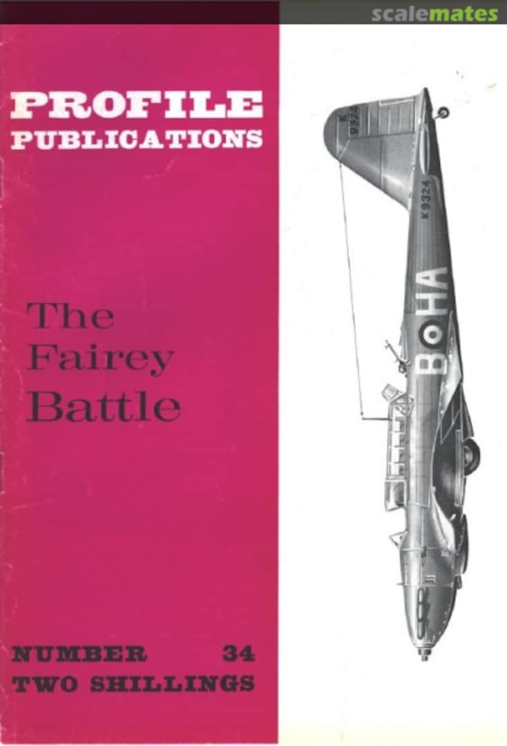 Cover The Fairey Battle 34 Profile Publications