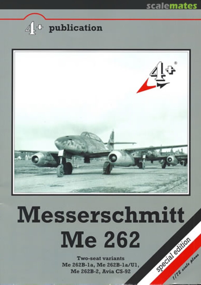 Cover Messerschmitt Me 262 4+026 4+ Publications Cover Messerschmitt Me 262 4+026 4+ Publications