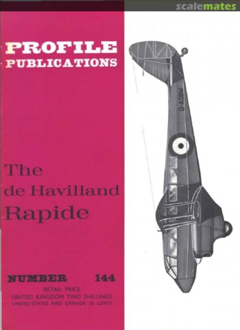 Cover The de Havilland Rapide 144 Profile Publications
