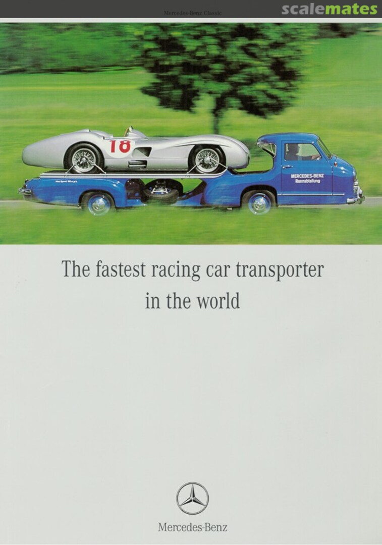 Cover The fastest racing car transporter in the world DaimlerChrysler Cover The fastest racing car transporter in the world DaimlerChrysler