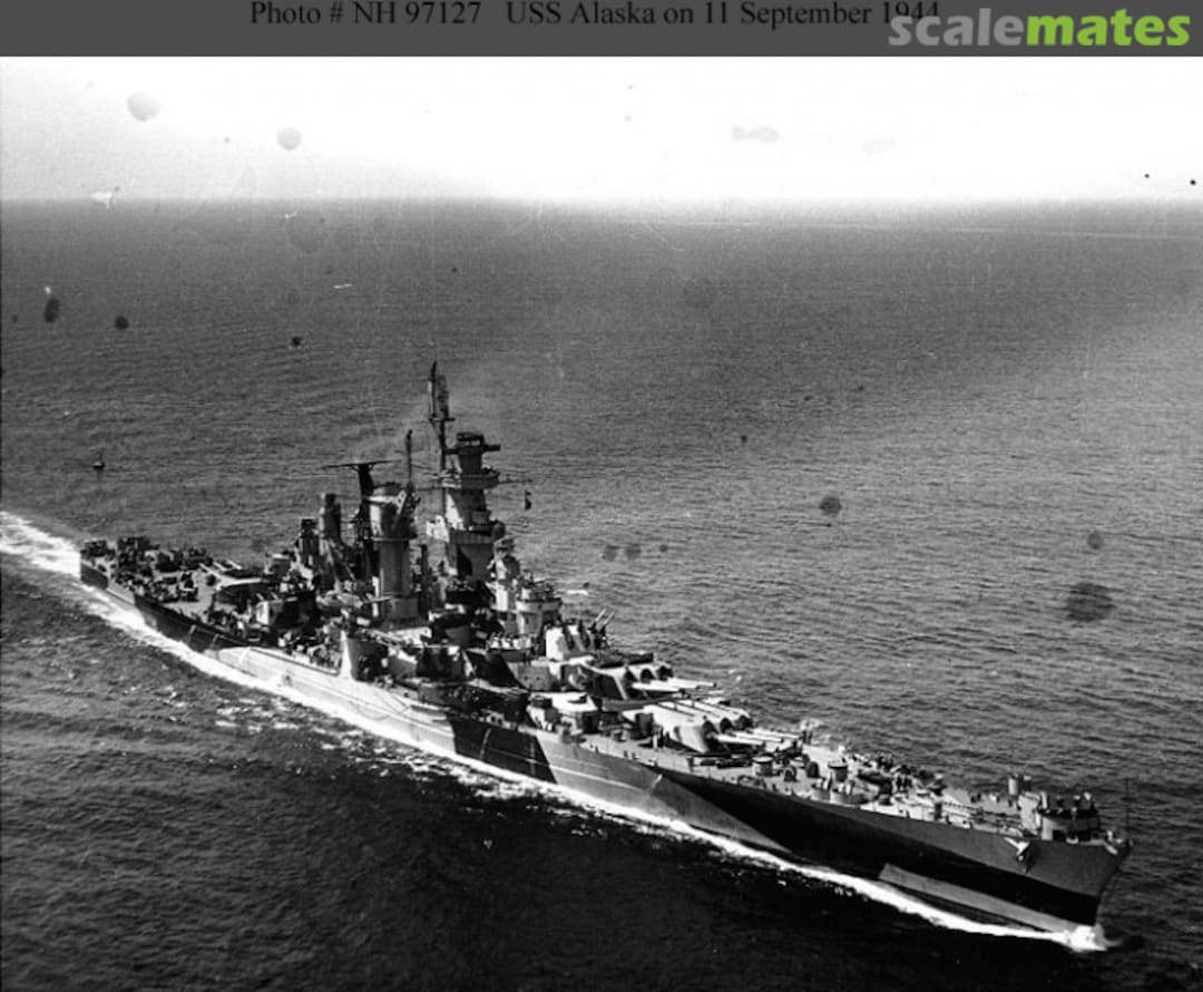 Cover Alaska-class large cruiser USS Alaska CB-1 Model Monkey Cover Alaska-class large cruiser USS Alaska CB-1 Model Monkey
