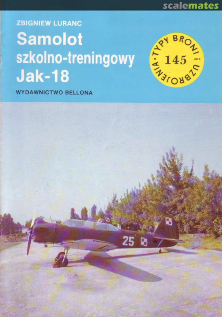 Cover Samolot szkolno-treningowy Jak-18 145 Wydawnictwo Bellona