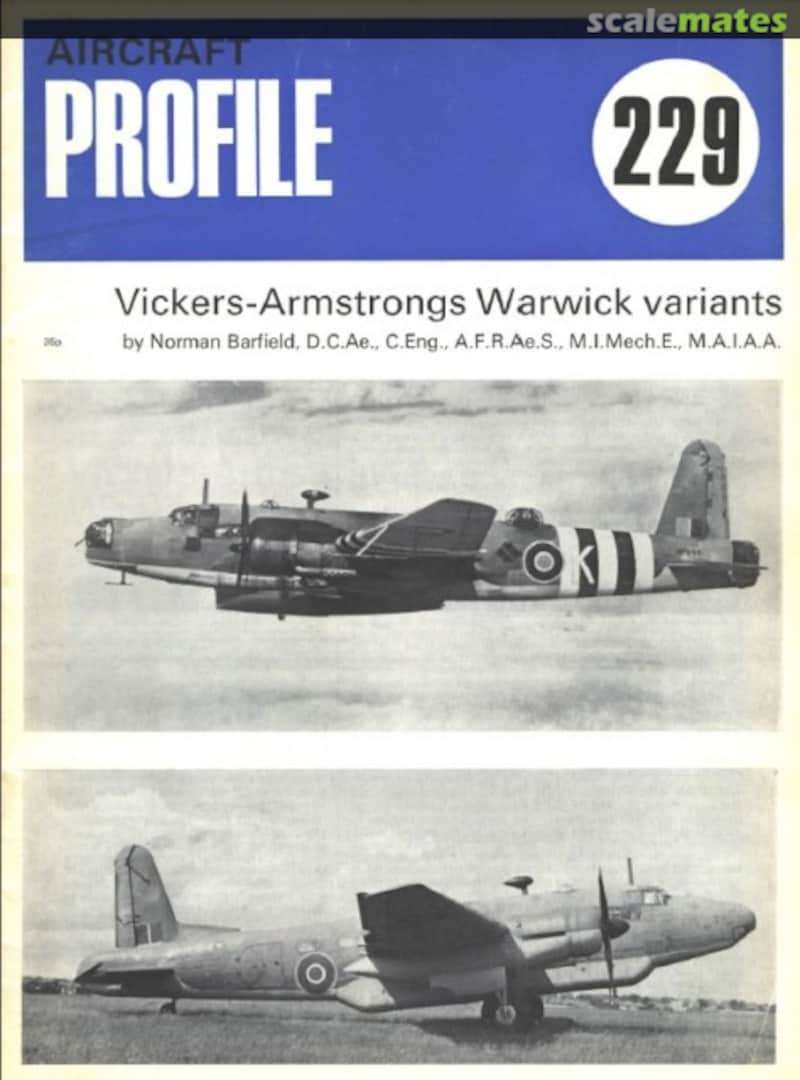 Cover Vickers-Armstrong Warwick variants 229 Profile Publications Cover Vickers-Armstrong Warwick variants 229 Profile Publications