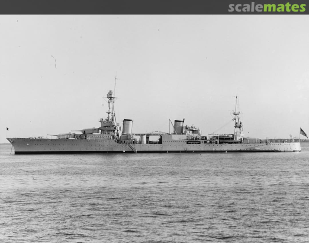 Cover Northampton-class heavy cruiser USS Chester CA-27 Model Monkey Cover Northampton-class heavy cruiser USS Chester CA-27 Model Monkey