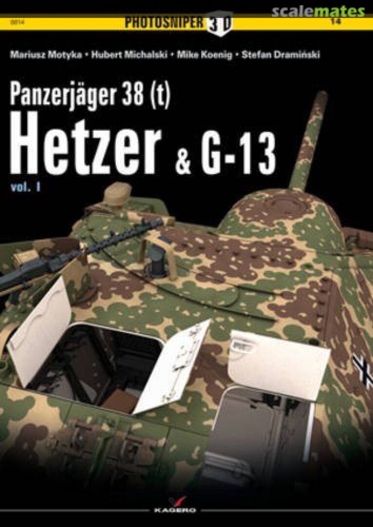 Cover Panzerjäger 38 (t) Hetzer & G13 14 Kagero Cover Panzerjäger 38 (t) Hetzer & G13 14 Kagero