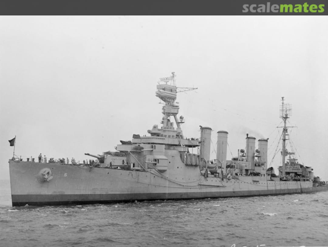 Cover Omaha-class light cruiser USS Milwaukee CL-5 Model Monkey Cover Omaha-class light cruiser USS Milwaukee CL-5 Model Monkey