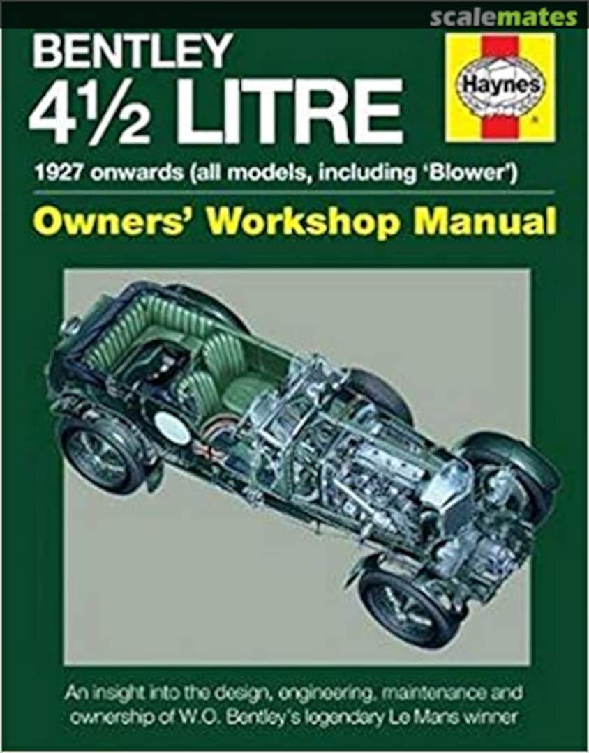 Cover Bentley 4 1/2 Litre Haynes Cover Bentley 4 1/2 Litre Haynes