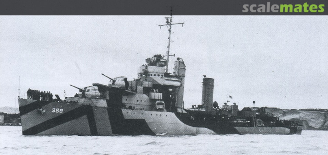 Cover Mahan-class destroyer USS Flusser DD-368 Model Monkey Cover Mahan-class destroyer USS Flusser DD-368 Model Monkey