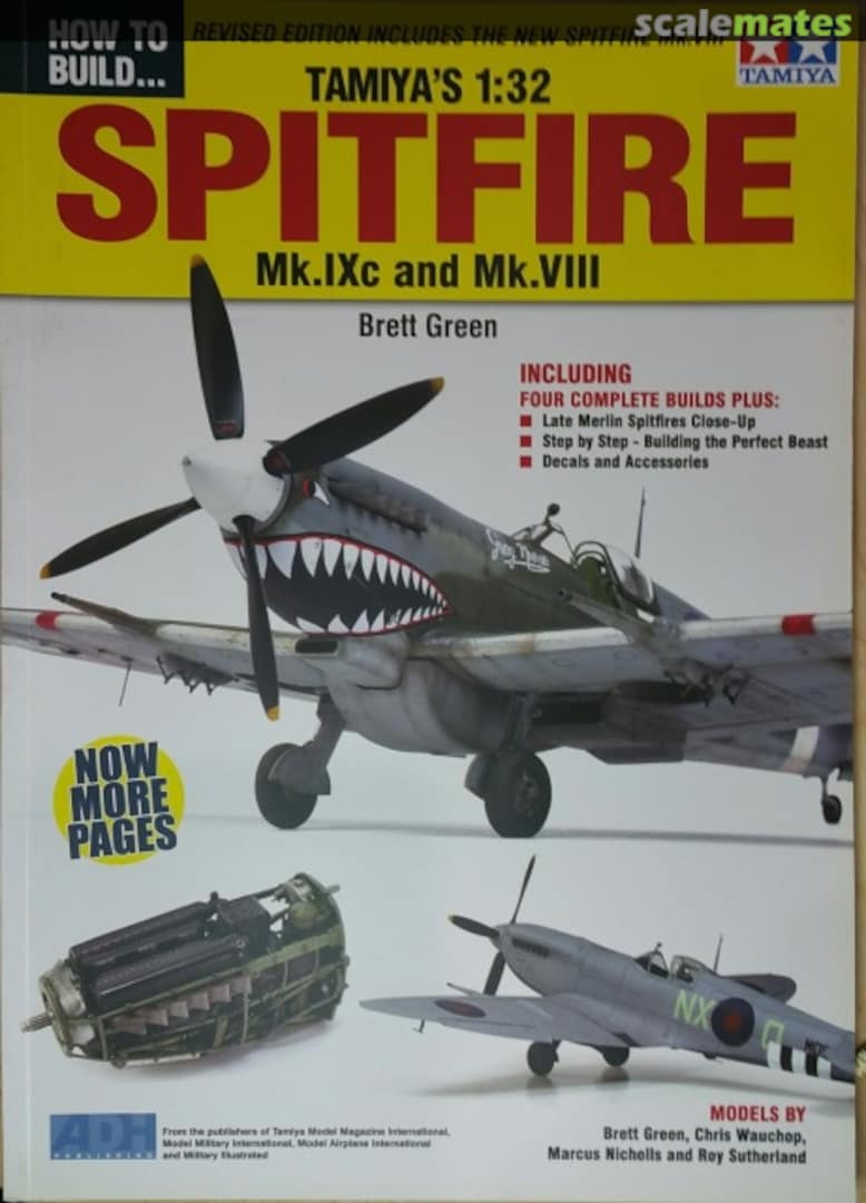 Cover Tamiya's 1:32 Spitfire Mk.IXc and Mk.VIII x ADH Publications