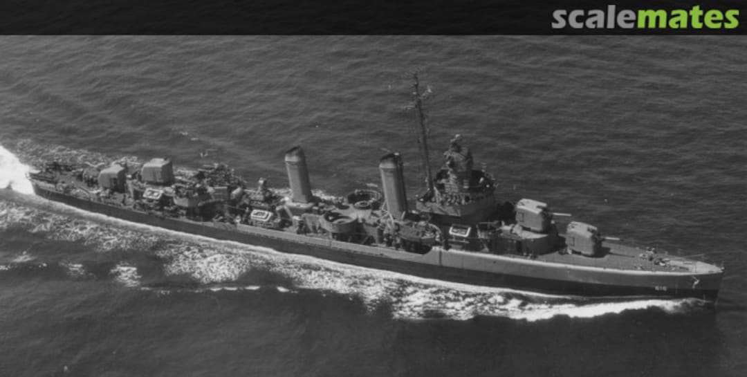 Cover Benson-class destroyer USS Nields DD-616 Model Monkey Cover Benson-class destroyer USS Nields DD-616 Model Monkey