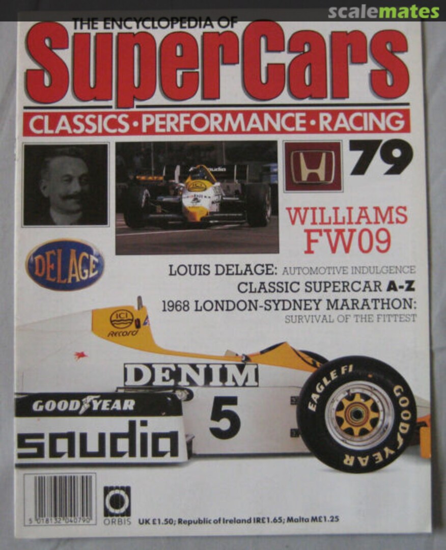 Cover Williams FW09 79 Orbis Publishing Cover Williams FW09 79 Orbis Publishing