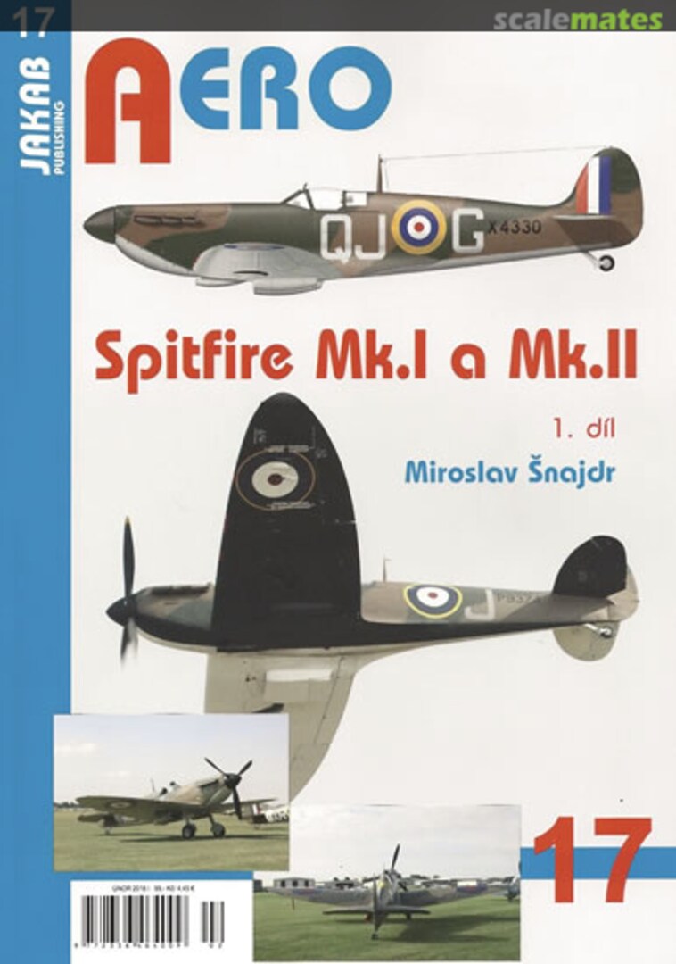 Cover Spitfire Mk.I a Mk.II 1.díl 17 Jakab Publishing Cover Spitfire Mk.I a Mk.II 1.díl 17 Jakab Publishing