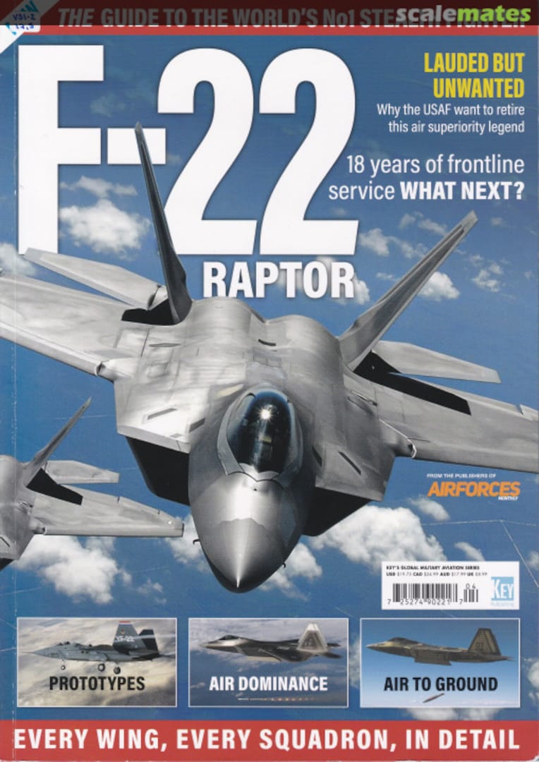 Cover F-22 RAPTOR Key Publishing Cover F-22 RAPTOR Key Publishing