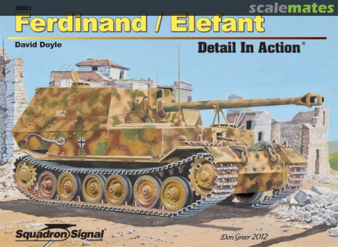 Cover Ferdinand/Elefant 39001 Squadron/Signal Publications Cover Ferdinand/Elefant 39001 Squadron/Signal Publications