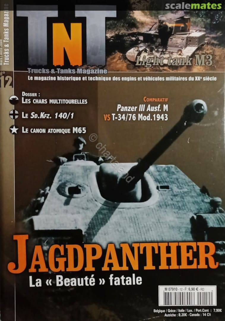 Cover Jagdpanther: La Beaute fatale 12/2009 Caraktère Cover Jagdpanther: La Beaute fatale 12/2009 Caraktère