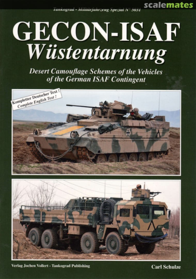 Cover GECON-ISAF Wüstentarnung 5031 Tankograd Publishing