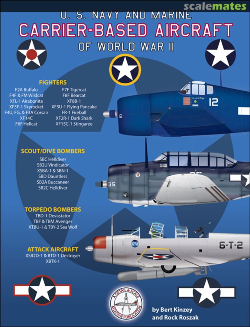 Cover U. S. Navy and Marine Carrier-Based Aircraft of World War II Detail & Scale Cover U. S. Navy and Marine Carrier-Based Aircraft of World War II Detail & Scale