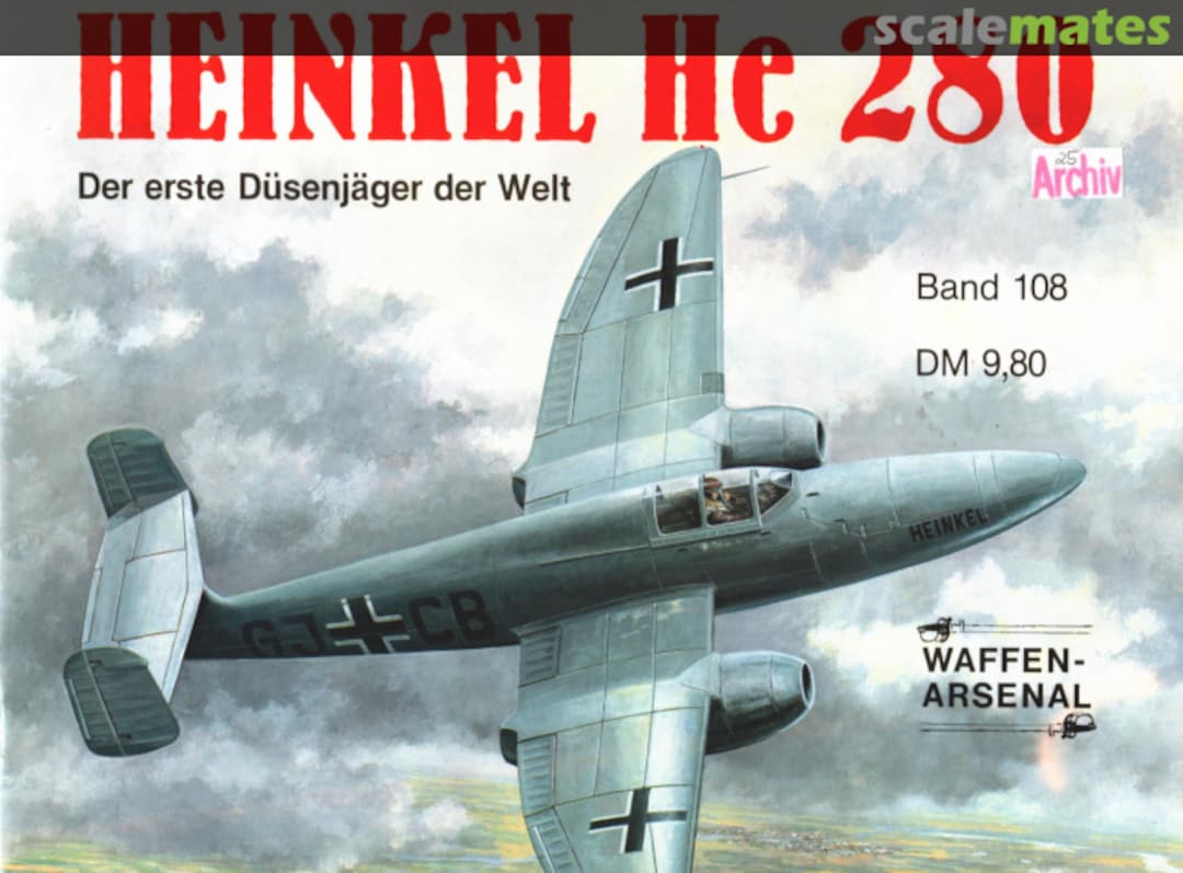 Cover Heinkel He 280 Band 108 Podzun-Pallas-Verlag Cover Heinkel He 280 Band 108 Podzun-Pallas-Verlag