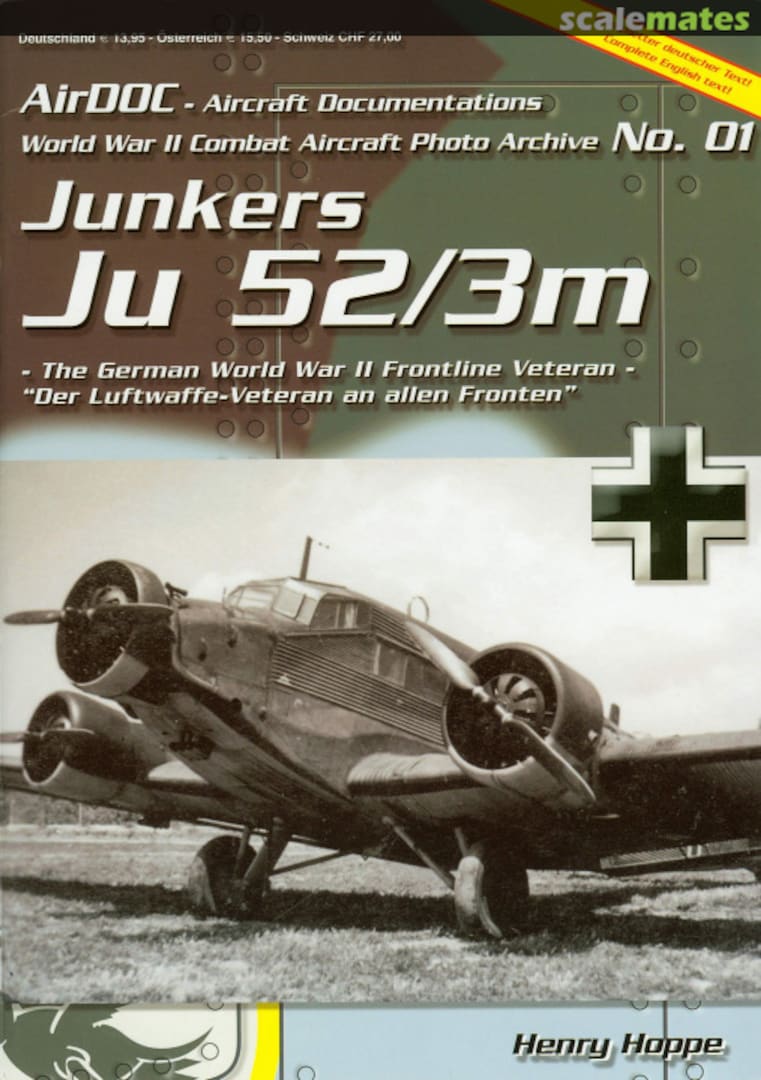 Cover Junkers Ju 52/3m 01 AirDOC Cover Junkers Ju 52/3m 01 AirDOC