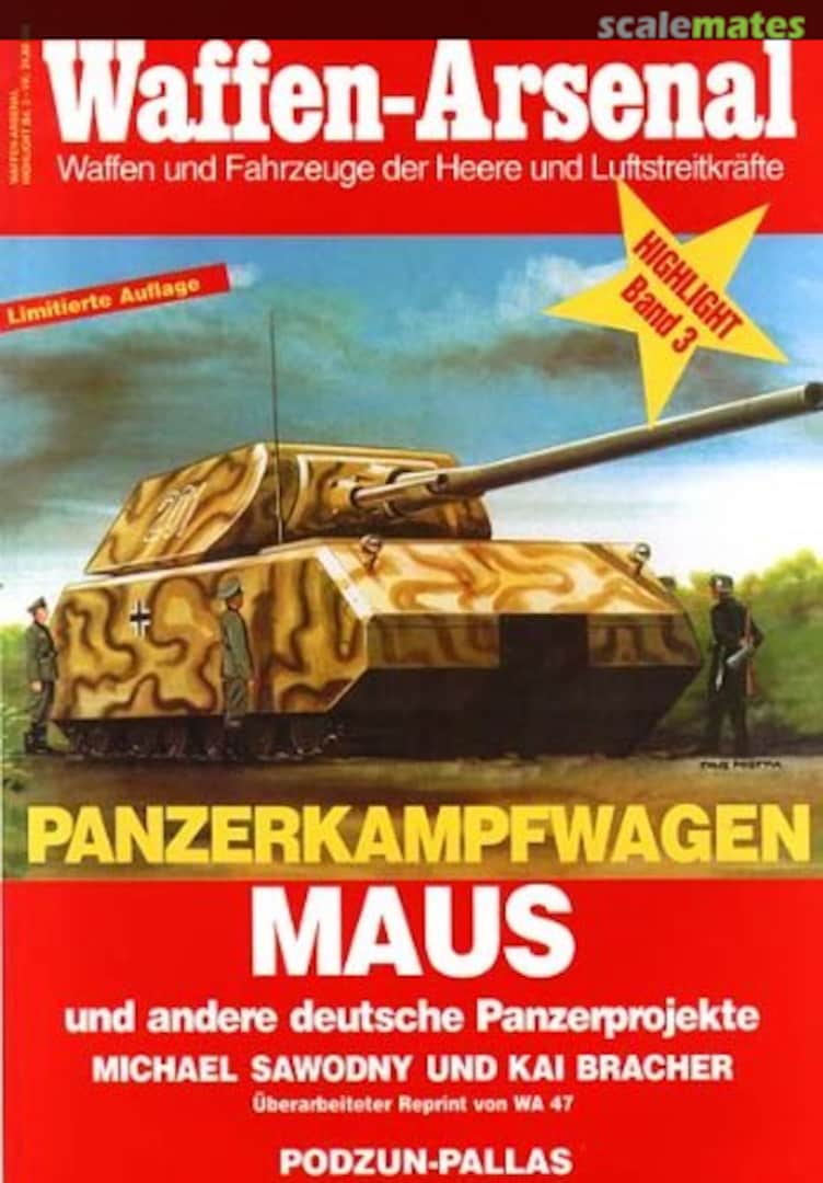 Cover Panzerkampfwagen Maus Band 3 Podzun-Pallas-Verlag Cover Panzerkampfwagen Maus Band 3 Podzun-Pallas-Verlag