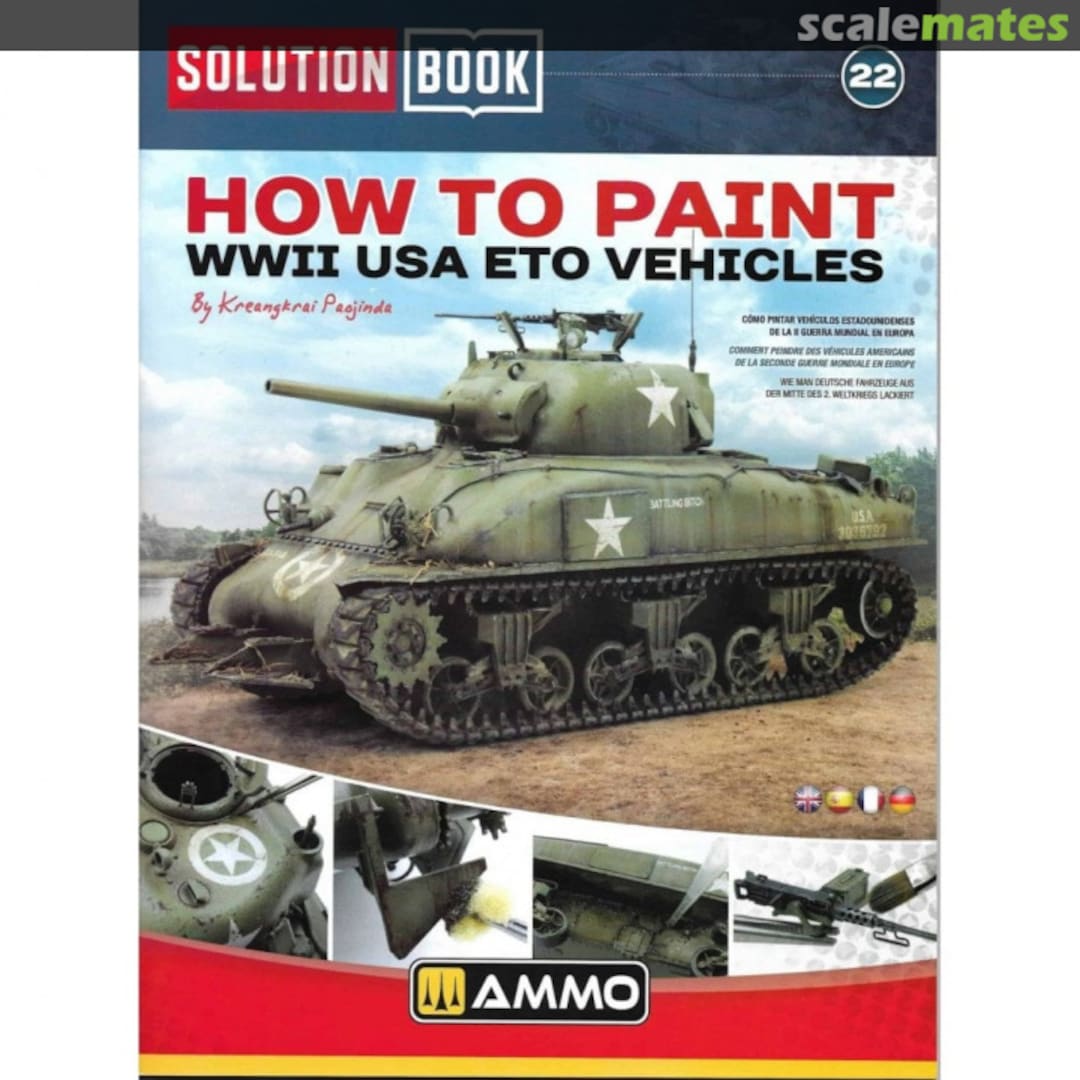 Cover How to Paint WWII USA ETO vehicles A.MIG-6528 Ammo by Mig Jimenez Cover How to Paint WWII USA ETO vehicles A.MIG-6528 Ammo by Mig Jimenez