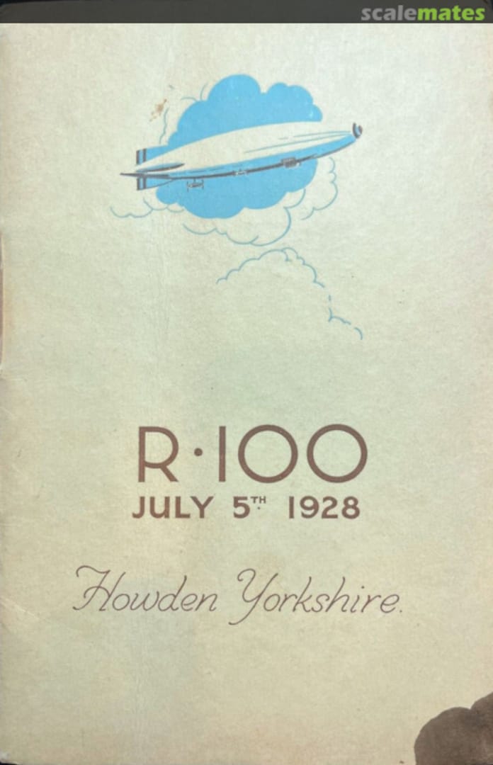 Cover R.100 July 5th 1928 Howden Yorkshire Self-published Cover R.100 July 5th 1928 Howden Yorkshire Self-published