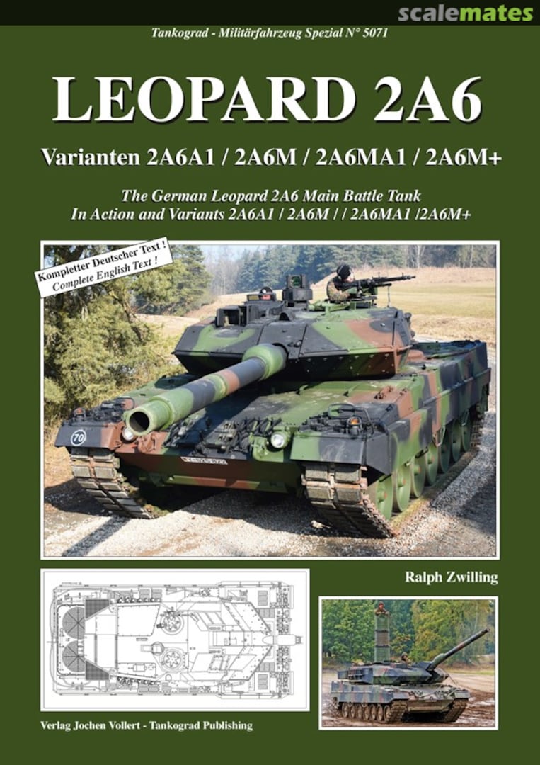Cover Leopard 2A6 Varianten 2A6A1 / 2A6M / 2A6MA1 / 2A6M+ 5071 Tankograd Publishing Cover Leopard 2A6 Varianten 2A6A1 / 2A6M / 2A6MA1 / 2A6M+ 5071 Tankograd Publishing
