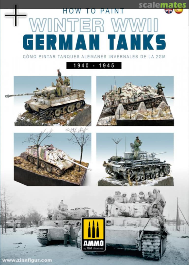 Cover How to Paint Winter WWII German Tanks A.MIG-6039 Ammo by Mig Jimenez Cover How to Paint Winter WWII German Tanks A.MIG-6039 Ammo by Mig Jimenez