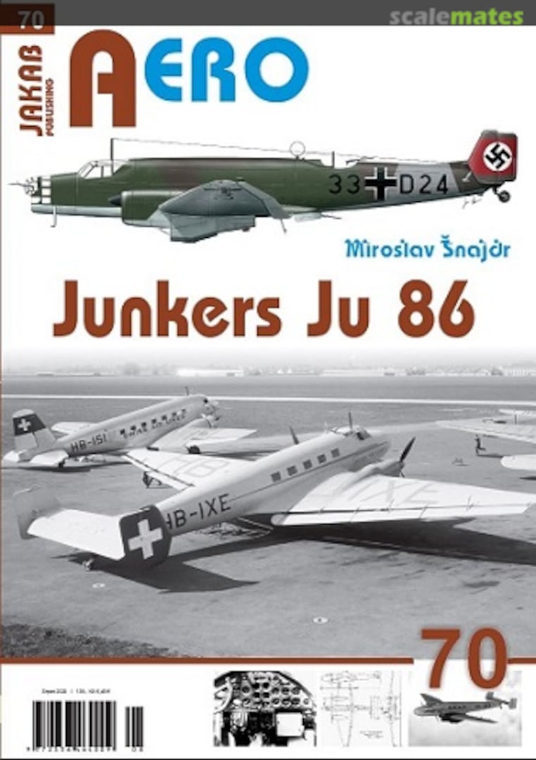 Cover Junkers Ju 86 70 Jakab Publishing Cover Junkers Ju 86 70 Jakab Publishing