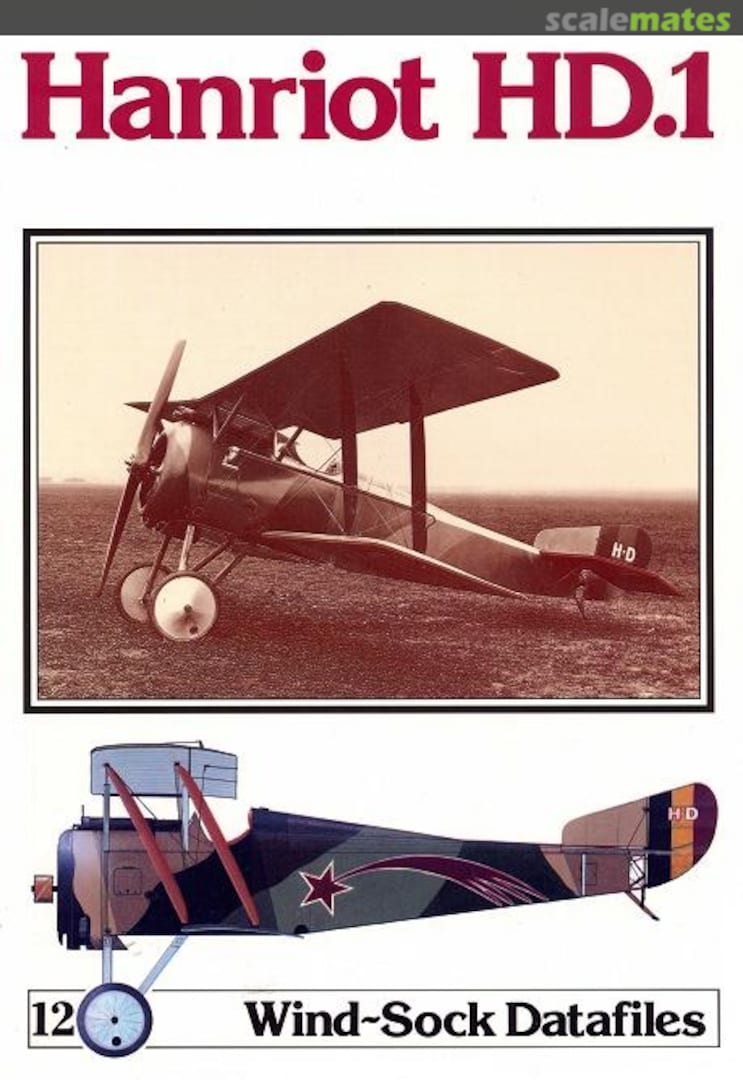 Cover Hanriot HD.1 12 Albatros Productions Cover Hanriot HD.1 12 Albatros Productions