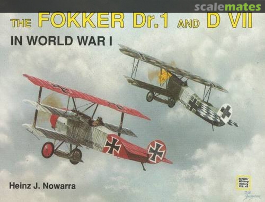 Cover Fokker Dr.I & D VII in World War I 45 Schiffer Publishing Cover Fokker Dr.I & D VII in World War I 45 Schiffer Publishing