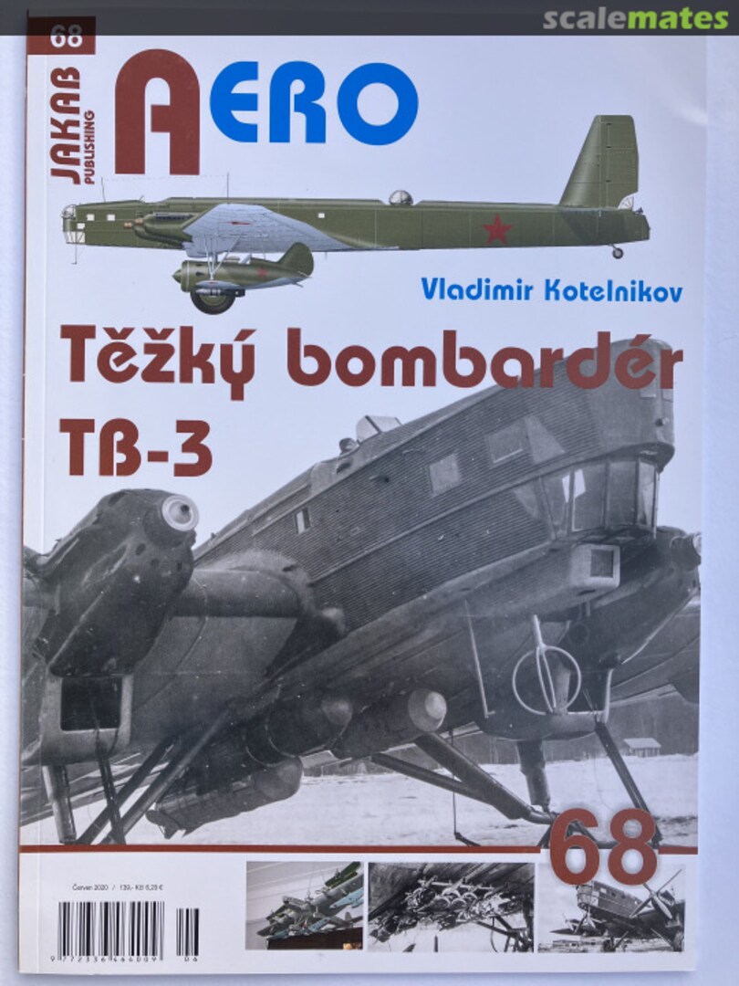 Cover Težký bombardér Tupolev TB-3 68 Jakab Publishing Cover Težký bombardér Tupolev TB-3 68 Jakab Publishing