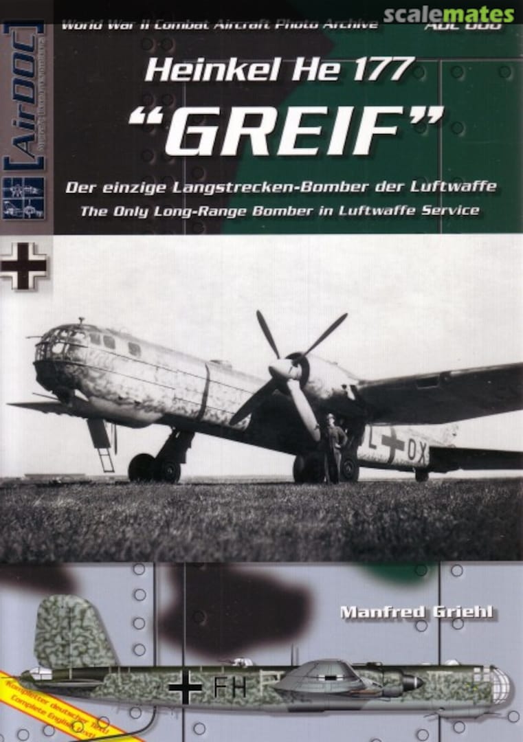 Cover Heinkel He 177 "Greif" ADC008 AirDOC Cover Heinkel He 177 "Greif" ADC008 AirDOC