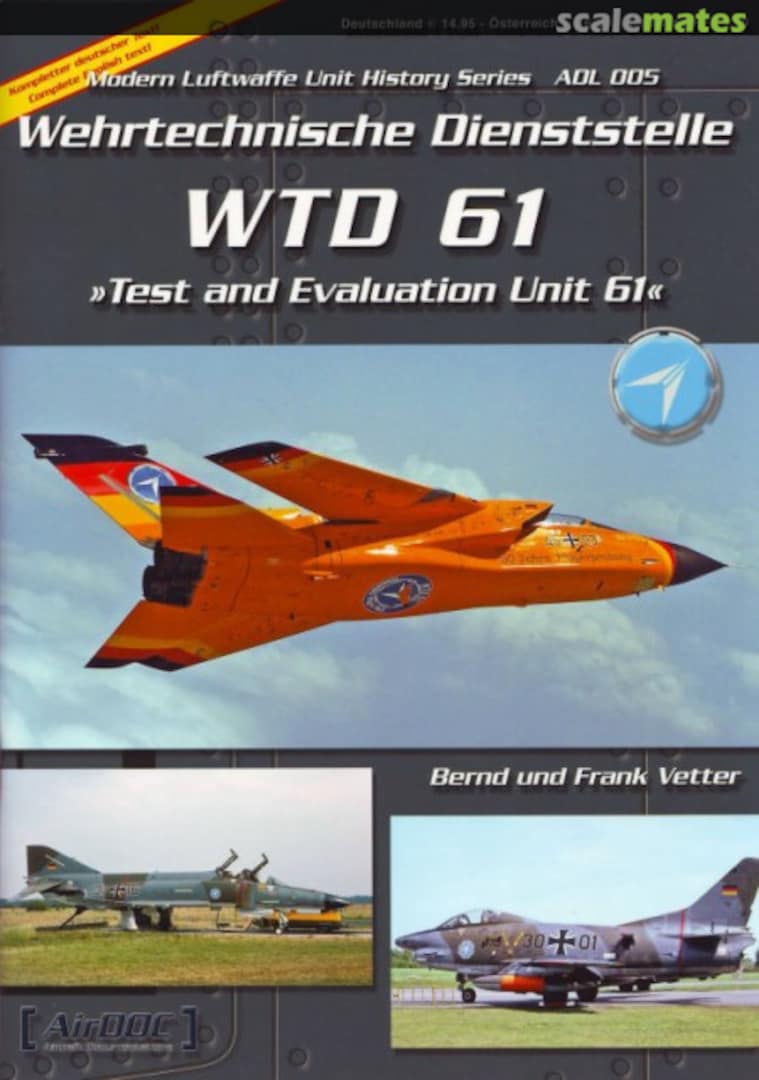 Cover Wehrtechnische Dienststelle WTD 61 ADL 005 AirDOC Cover Wehrtechnische Dienststelle WTD 61 ADL 005 AirDOC