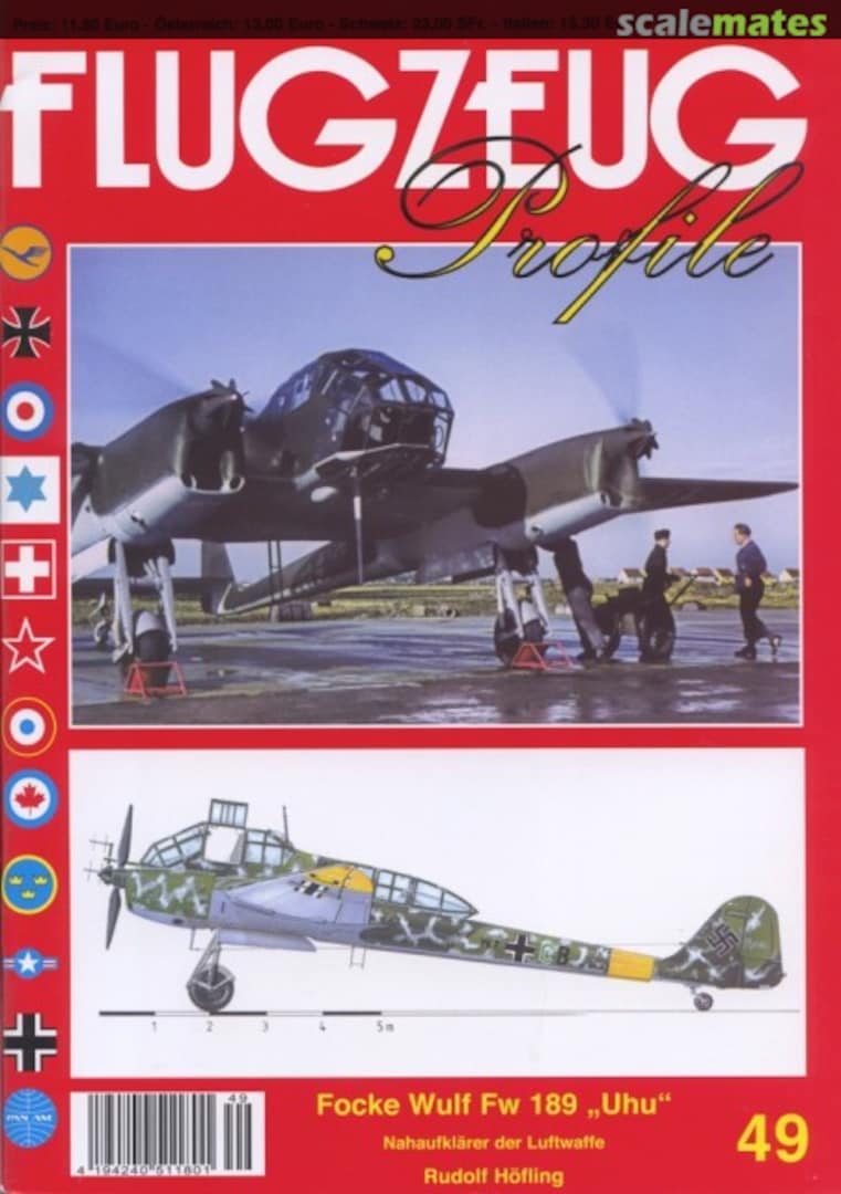 Cover Focke Wulf Fw 189 "Uhu" 49 UNITEC-Medienvertrieb Cover Focke Wulf Fw 189 "Uhu" 49 UNITEC-Medienvertrieb