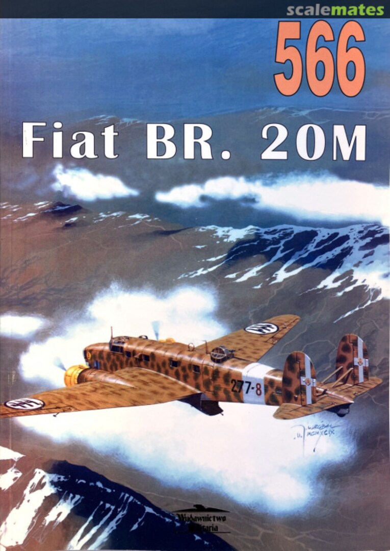 Cover Fiat BR. 20M "Cicogna" 566 Wydawnictwo Militaria Cover Fiat BR. 20M "Cicogna" 566 Wydawnictwo Militaria