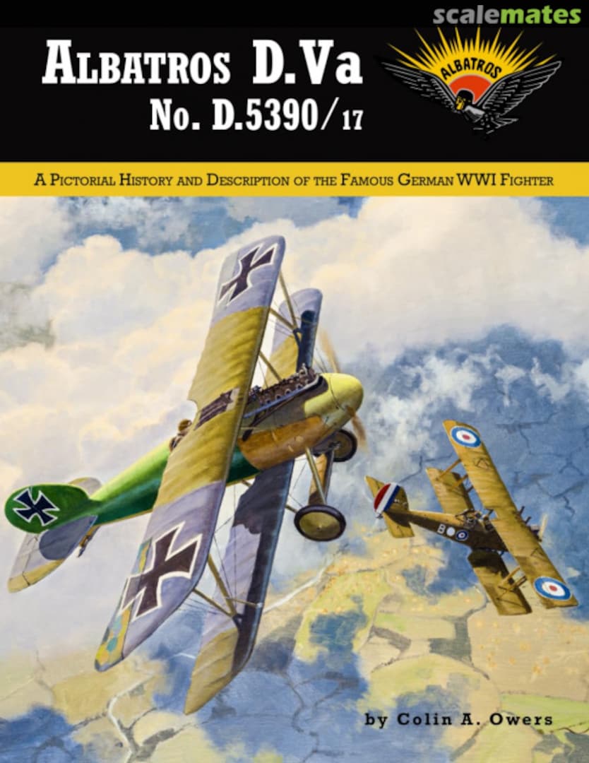 Cover Albatros D.Va 90 Aeronaut Books Cover Albatros D.Va 90 Aeronaut Books