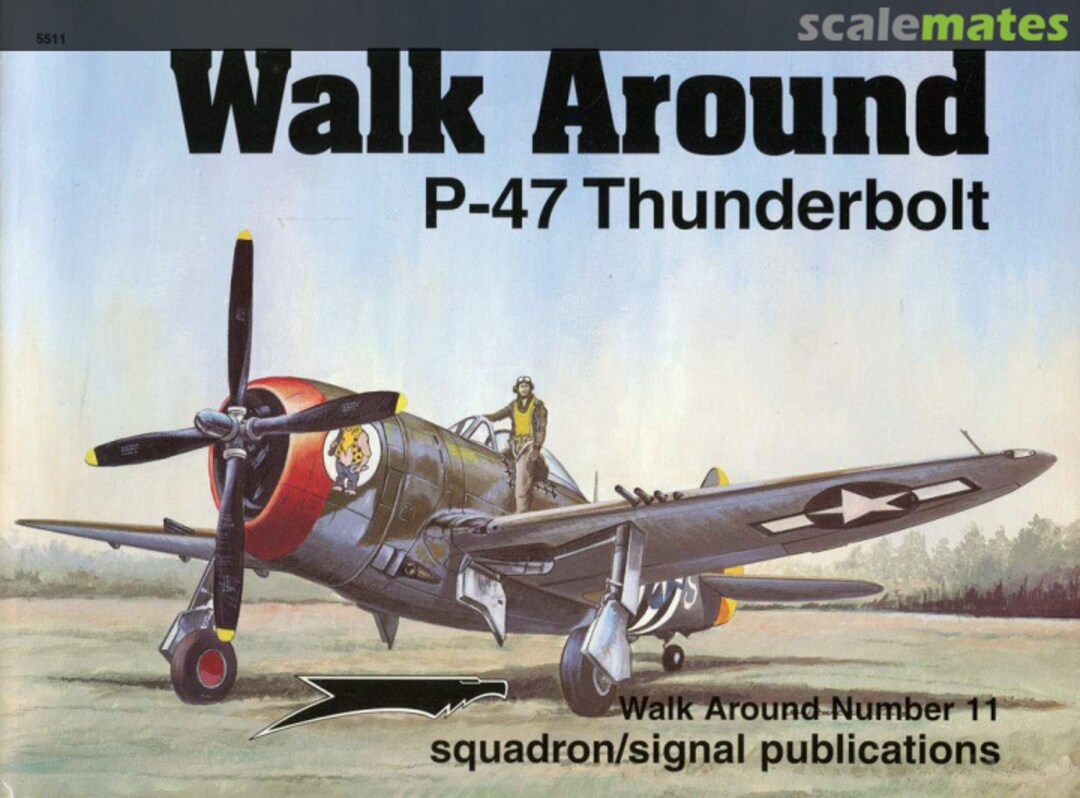 Cover P-47 Thunderbolt 5511 Squadron/Signal Publications