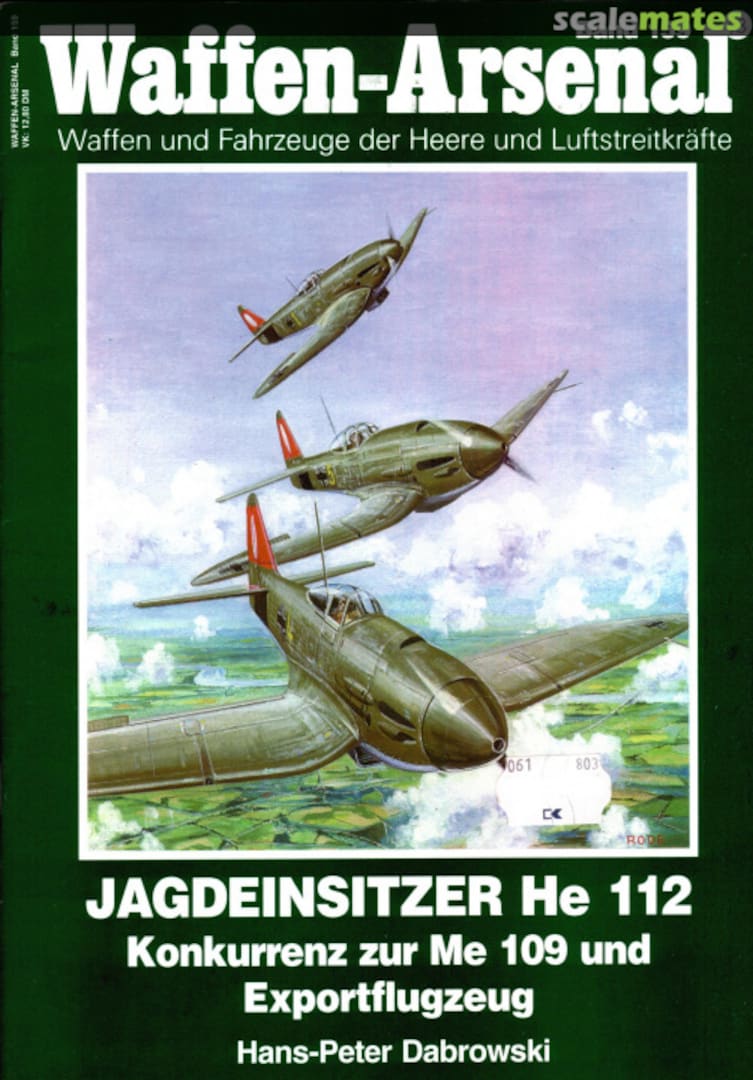 Cover Jagdeinsitzer He 112 159 Podzun-Pallas-Verlag Cover Jagdeinsitzer He 112 159 Podzun-Pallas-Verlag