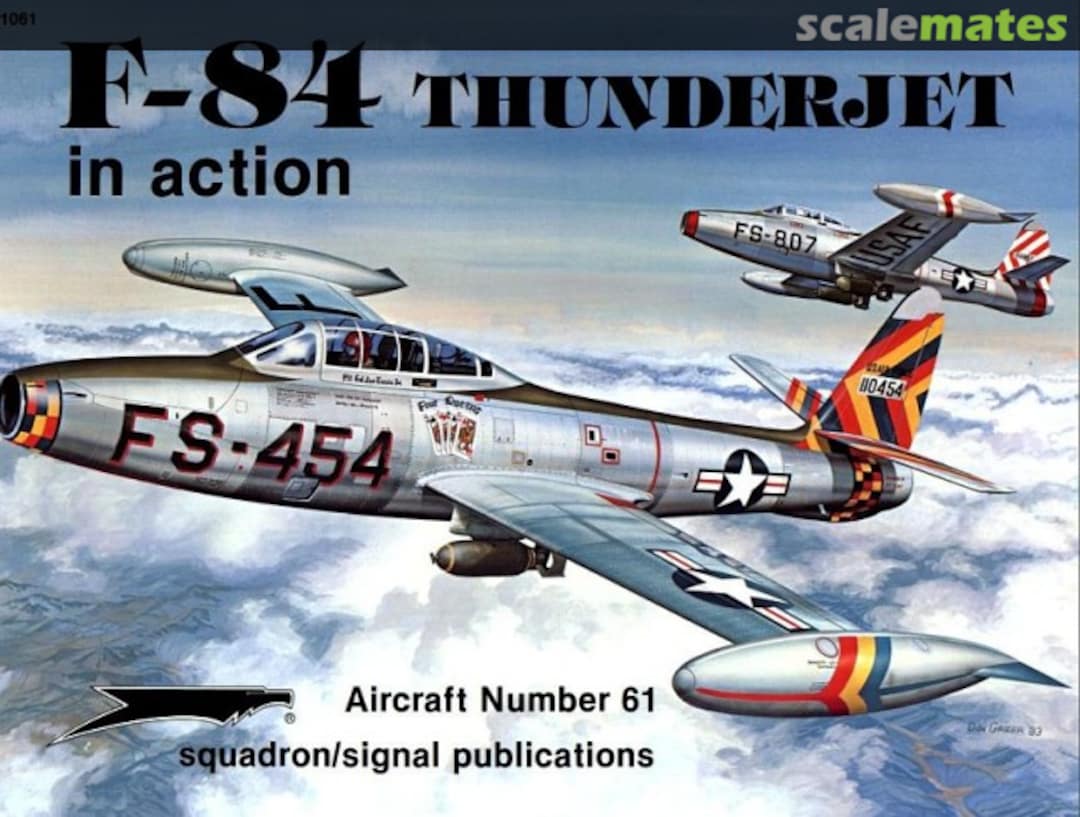 Cover F-84 Thunderjet 1061 Squadron/Signal Publications