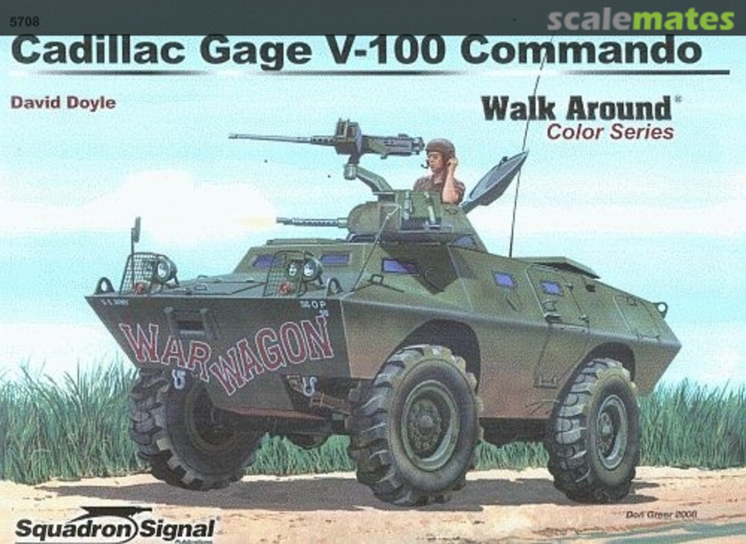 Cover Cadillac Gage V-100 Commando 5708 Squadron/Signal Publications