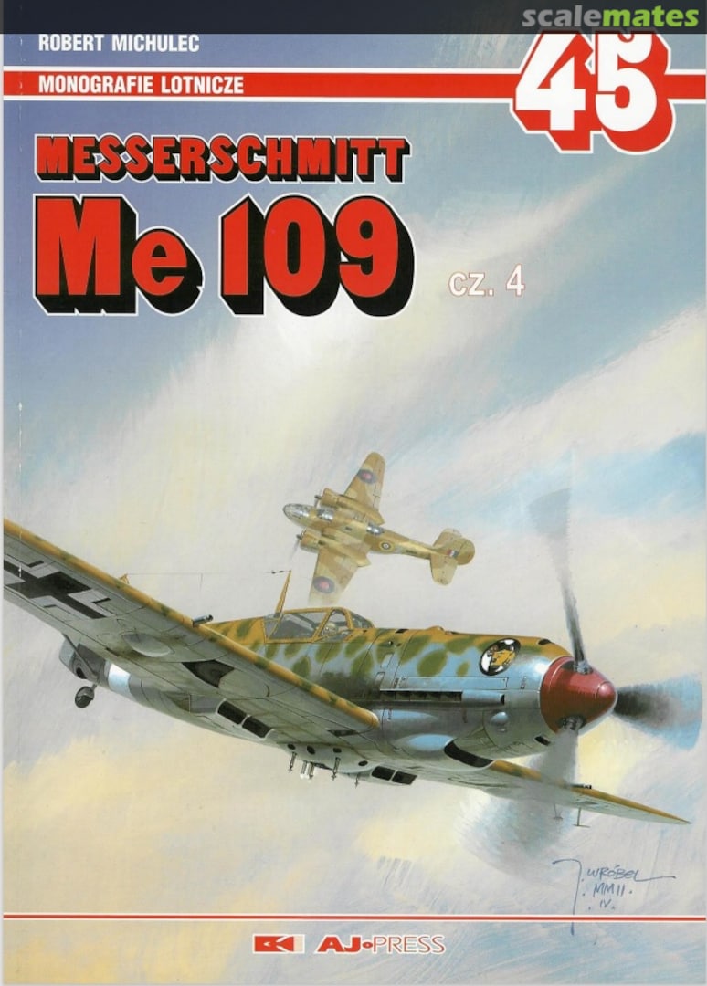 Cover Messerschmitt Me 109 cz.4 45 AJ-Press