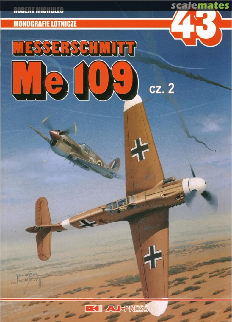Cover Messerschmitt Me 109 cz.2 43 AJ-Press Cover Messerschmitt Me 109 cz.2 43 AJ-Press