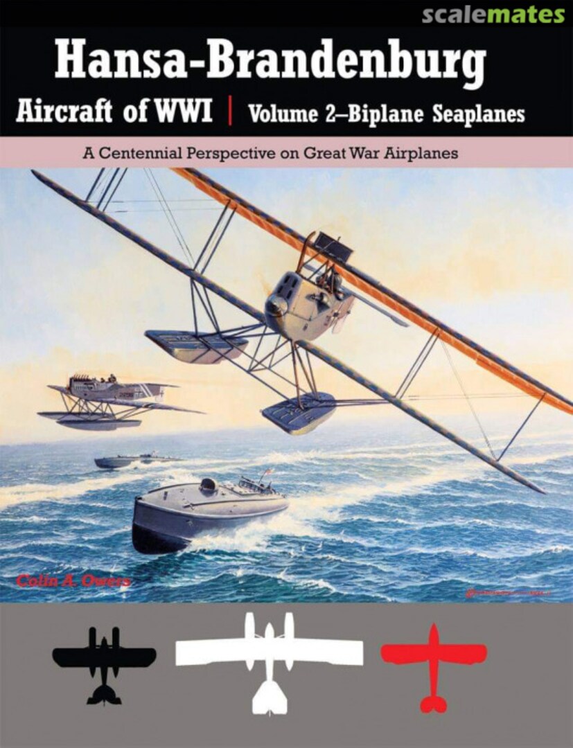 Cover Hansa-Brandenburg Aircraft of WWI 18 Aeronaut Books