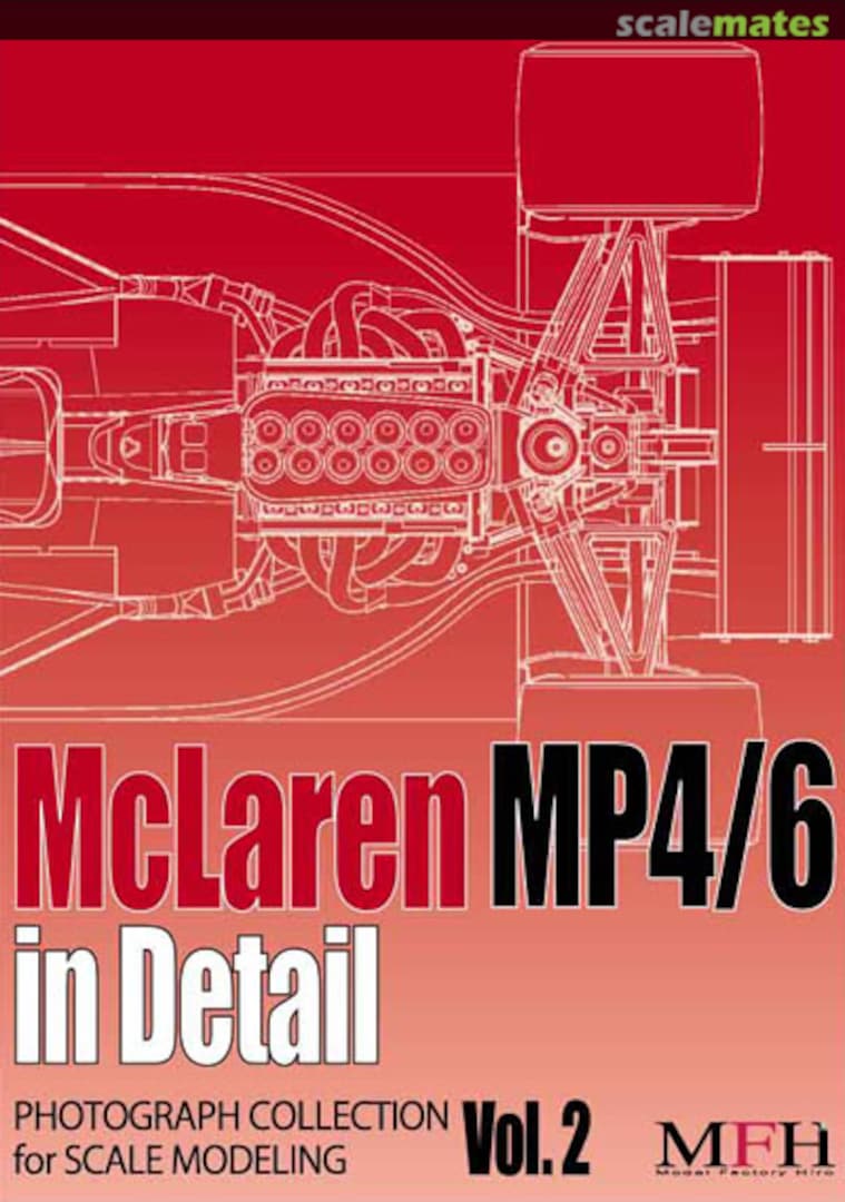 Cover Mclaren MP4/6 in Detail 2 Model Factory Hiro Cover Mclaren MP4/6 in Detail 2 Model Factory Hiro