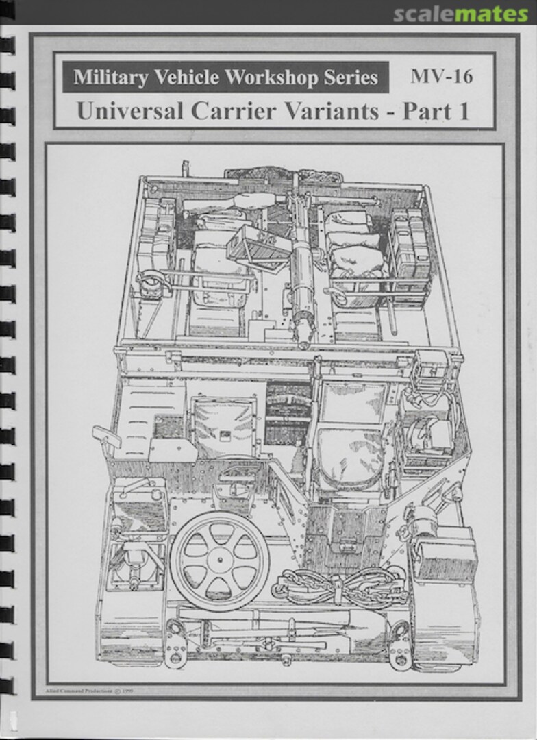 Cover Universal Carrier Variants - Part 1 MV-16 Allied Command Productions Cover Universal Carrier Variants - Part 1 MV-16 Allied Command Productions