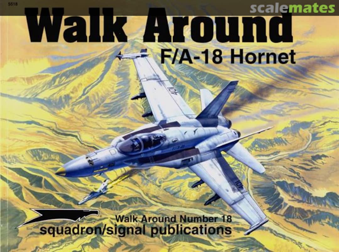Cover F/A-18 Hornet 5518 Squadron/Signal Publications